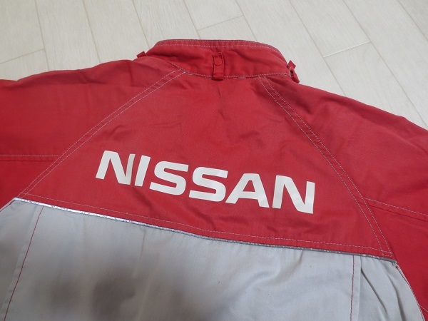 『 送料無料！』　【 ニッサン ・ 日産 ・ NISSAN 】 赤×グレー ♪ 作業服！半袖つなぎ / 2L_画像5