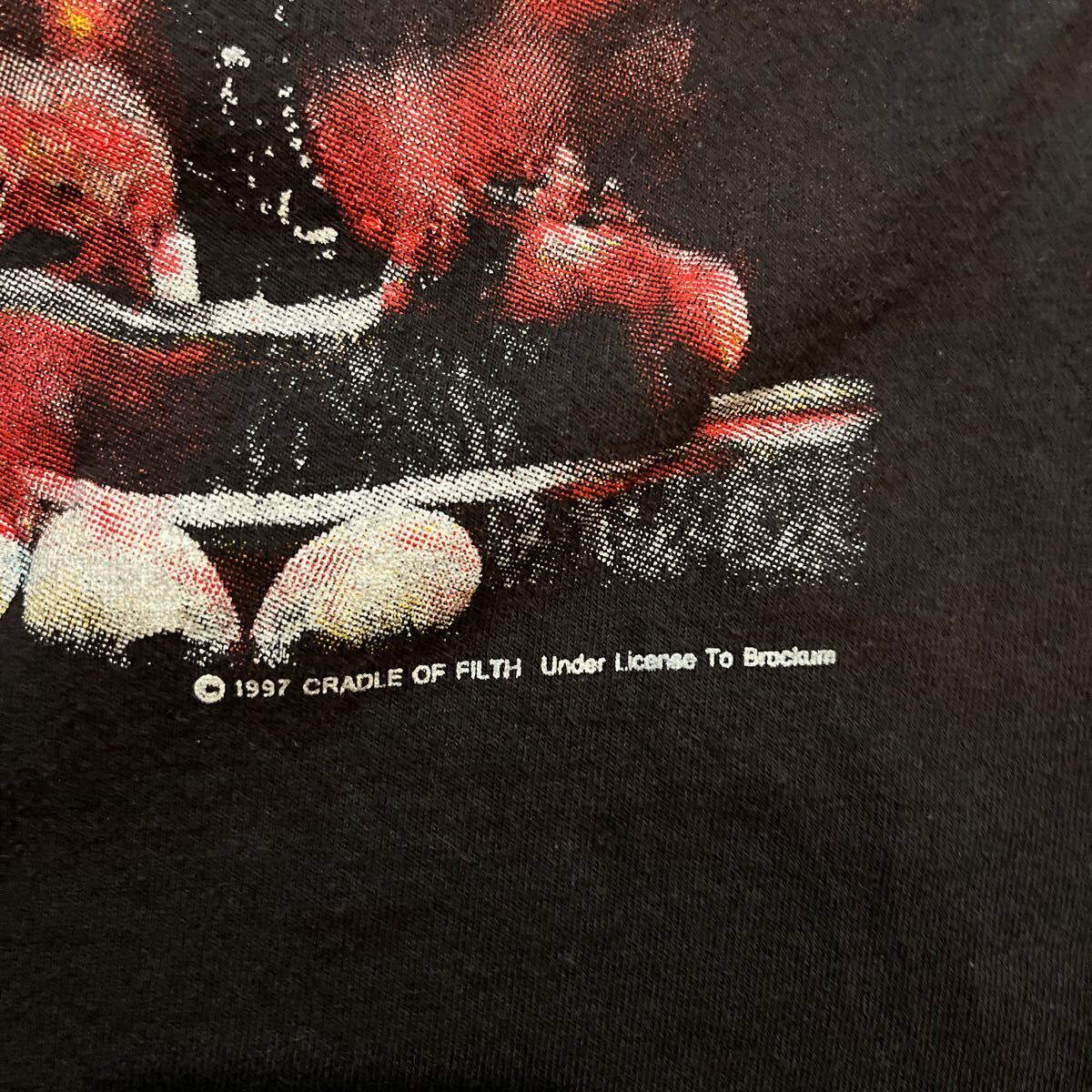 90s CRADLE OF FILTH クレイドルオブフィルス ロングスリーブTシャツ XL バンドT メタル レア ヴィンテージ の画像4