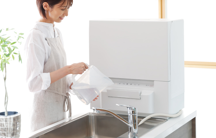 【即決あり】食器洗い乾燥機 ホワイト NP-TSP1-W [4人用] パナソニック｜Panasonic_画像4