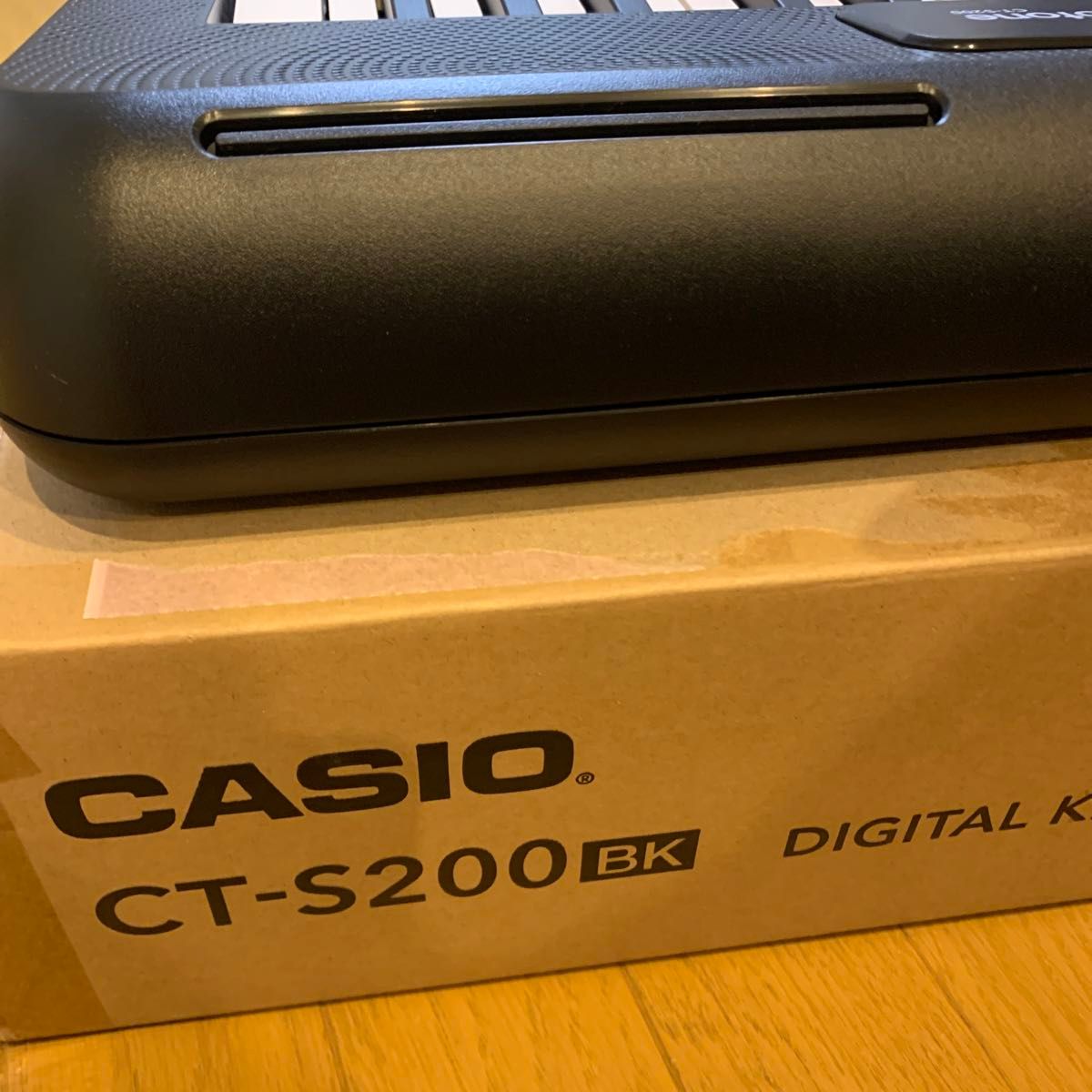 CASIO 電子キーボード(CT-S200BK)ブラック(2021年製)ほぼ未使用品