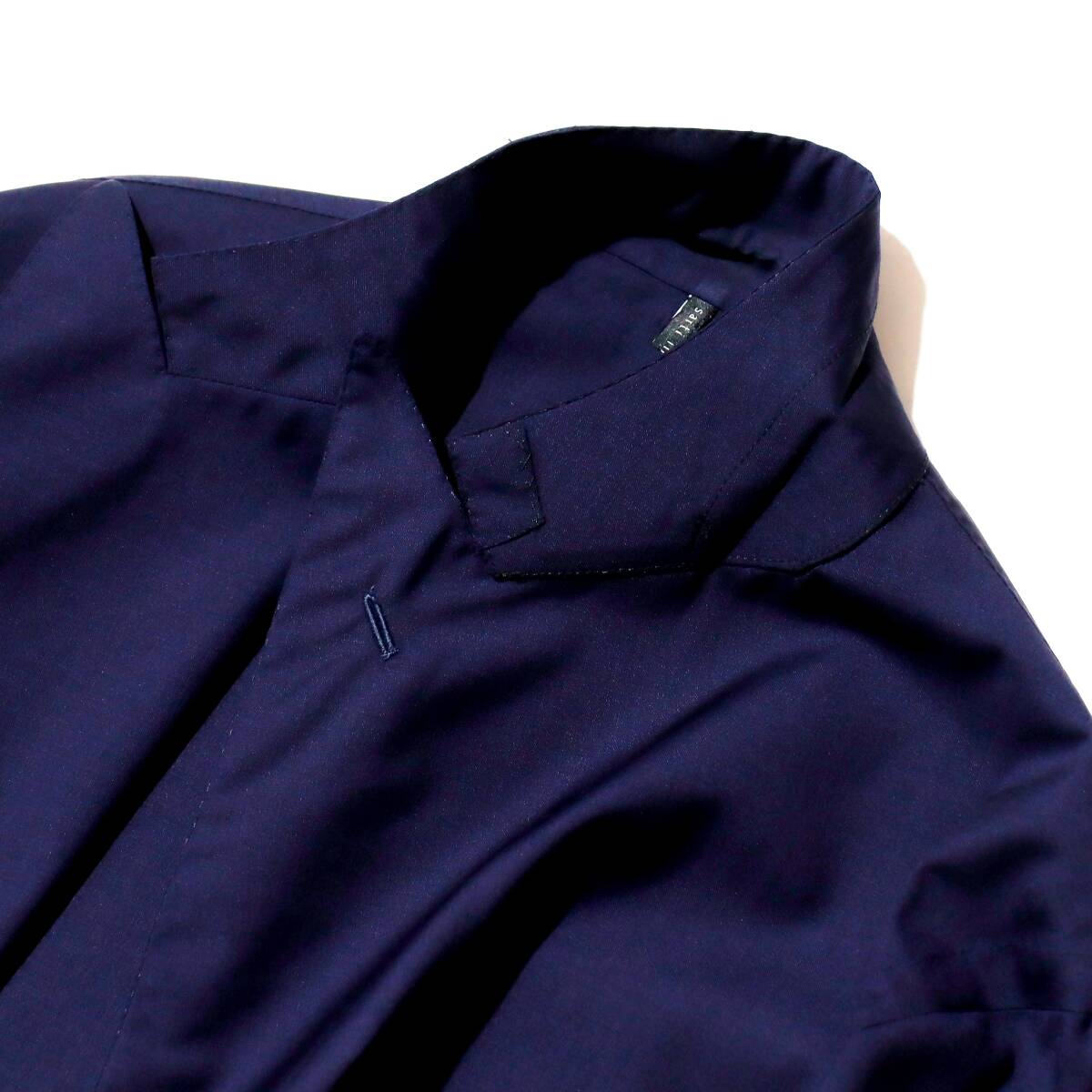  finest quality na poly- tailoring *[GAIOLA/gai Ora ] reality De Petrillo spring summer Kiyoshi .* light ...1 sheets tailoring * gold . double navy blue blaser navy jacket 48 L