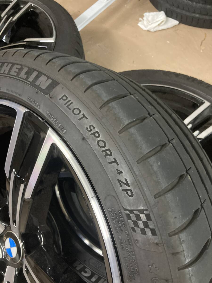 【美品】BMW 純正ホイール 4本タイヤセット 848M 18インチ 3シリーズ 4シリーズ G20 G21 G22 G23【送料無料】の画像9