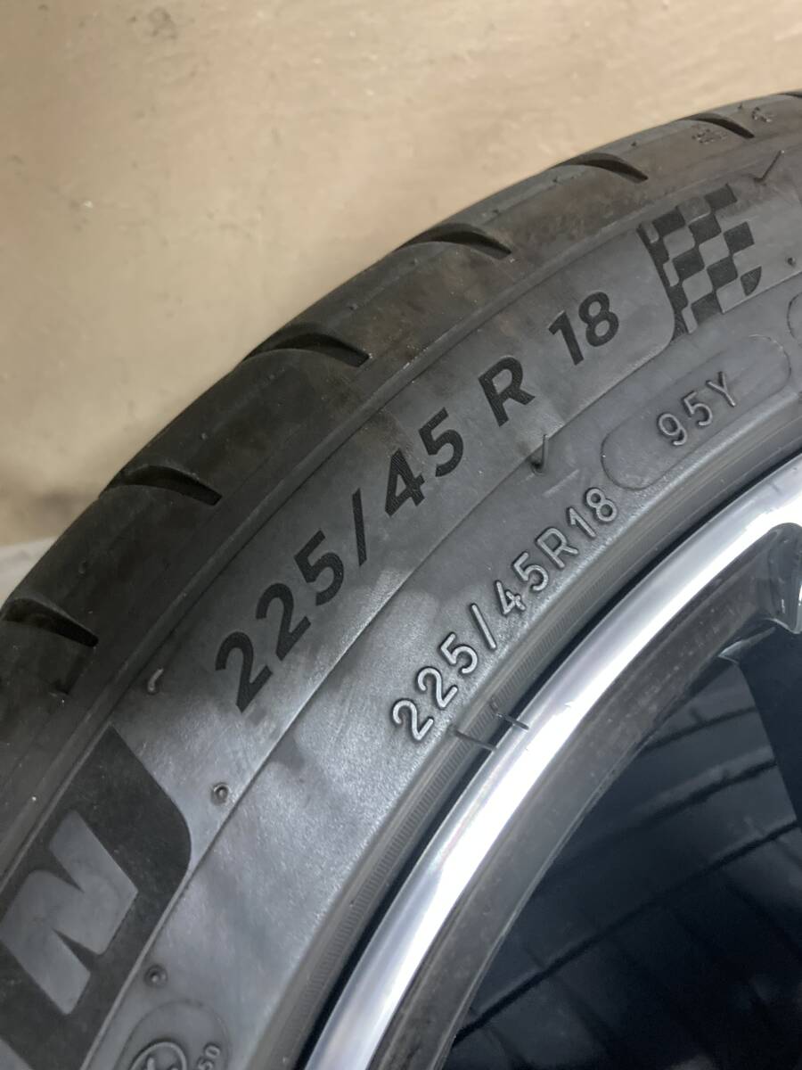 【美品】BMW 純正ホイール 4本タイヤセット 848M 18インチ 3シリーズ 4シリーズ G20 G21 G22 G23【送料無料】の画像7