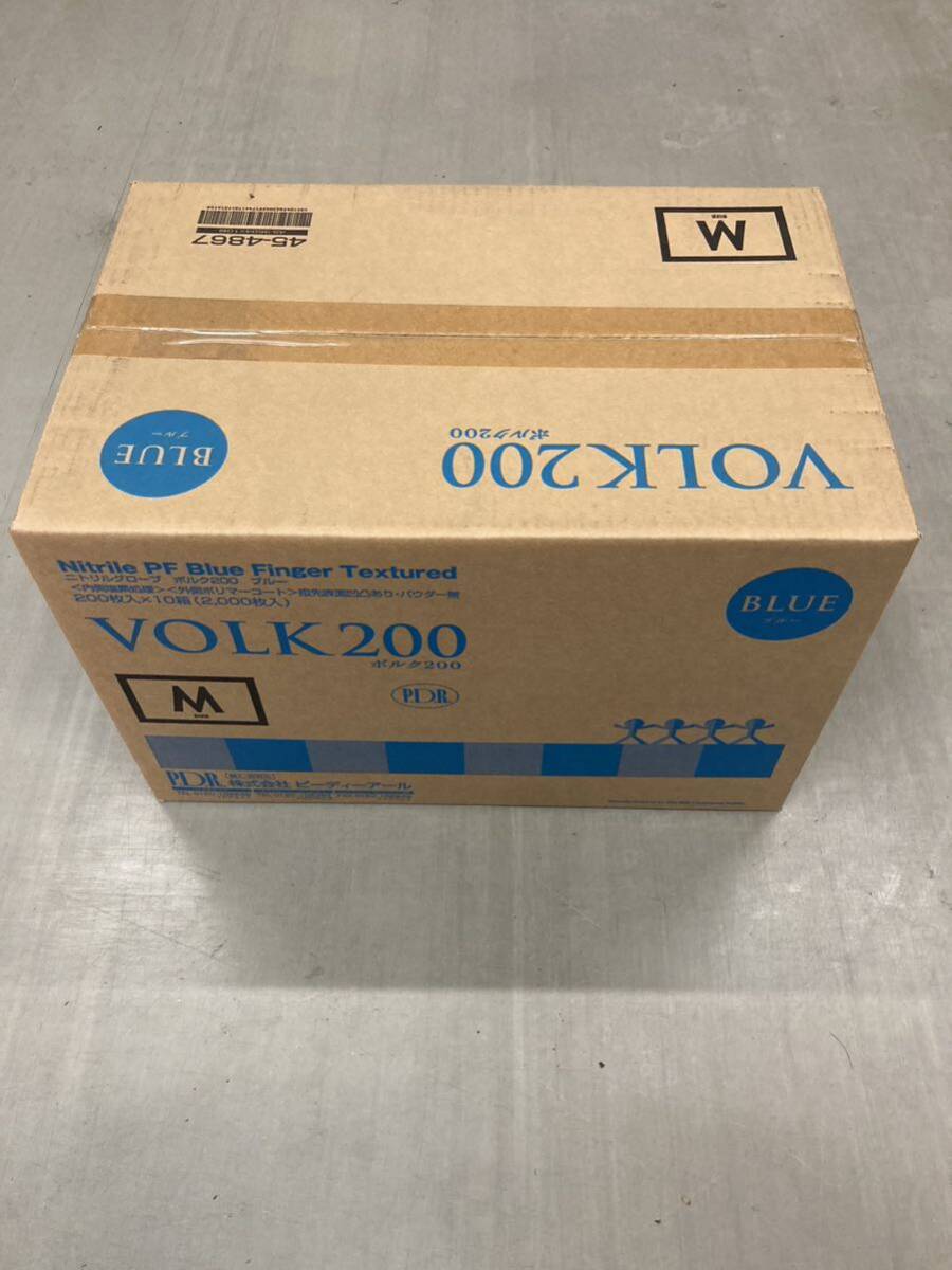 VOLK ボルク ニトリルグローブサイズＭ 200枚×10箱 1ケースの画像1