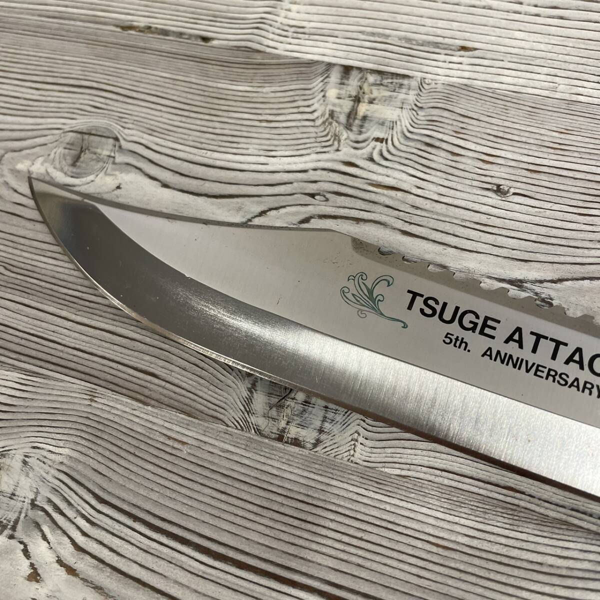 M136 ☆未使用☆ TSUGE ATTACK BOWIE 5th ANNIVERSARY MODEL HIRO ヒロ　5周年記念モデル ナイフ 柘植_画像3