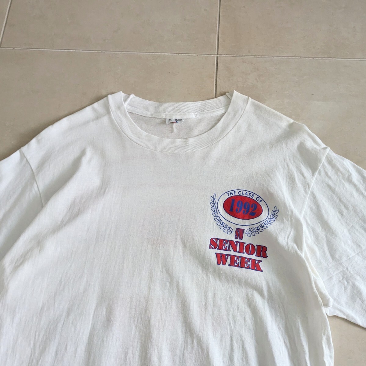 90s USA製 SENIOR WEEK　Tシャツ シングルステッチ　XL_画像3