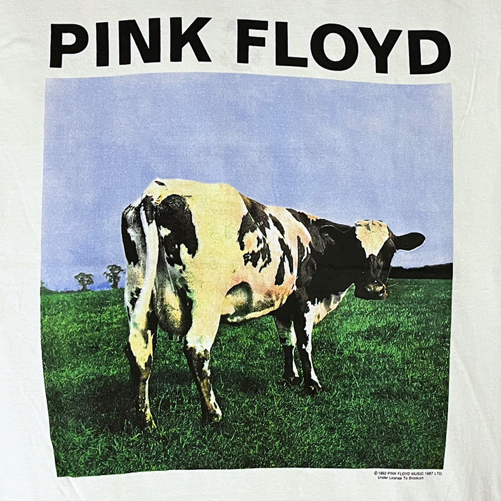 XLサイズ PINK FLOYD ピンクフロイド ロック バンドTシャツ ATOM HEART MOTHER 原子心母 牛 乳牛 新品レア（90sビンテージ BROCKUM USA製）の画像6