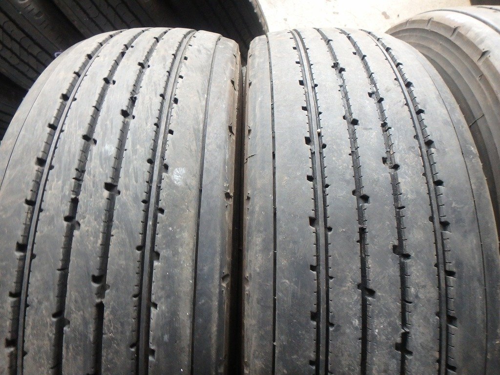 C654 送料無料【245/70R19.5 136/134】ブリヂストン R173 夏タイヤ 4本 2021年製 約6分山_画像5