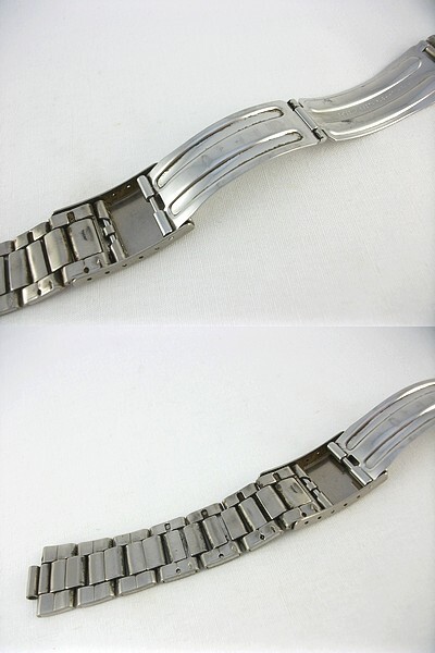 n33u34★古い腕時計用 ベルト バンド チタン 20ミリ 中古の画像2