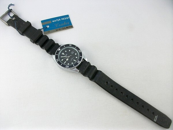 m62u55★CRATER 古い腕時計 クオーツ時計 回転ベゼル 動作品 在庫品の画像3