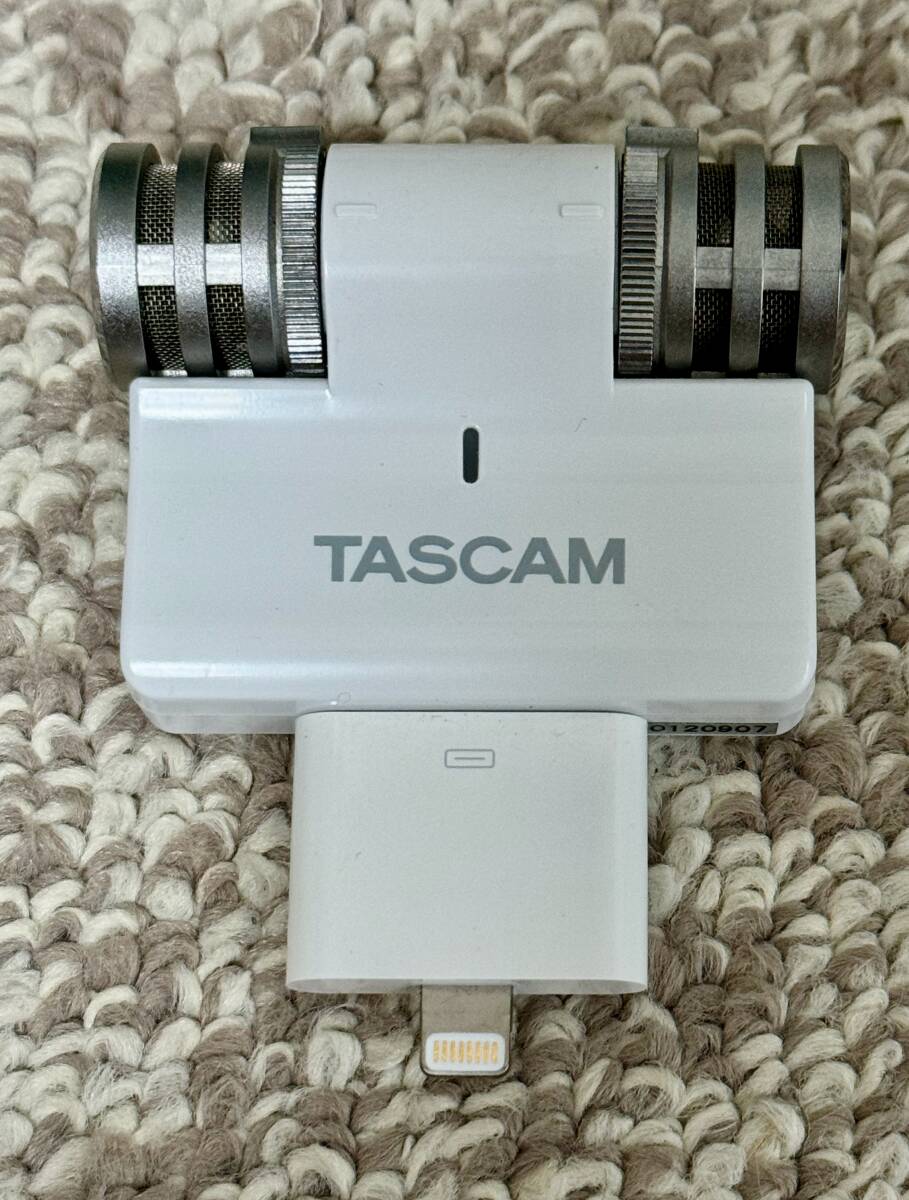 TASCAM iM2 iPhone iPad コンデンサーマイク Lightningアダプタ付きの画像2
