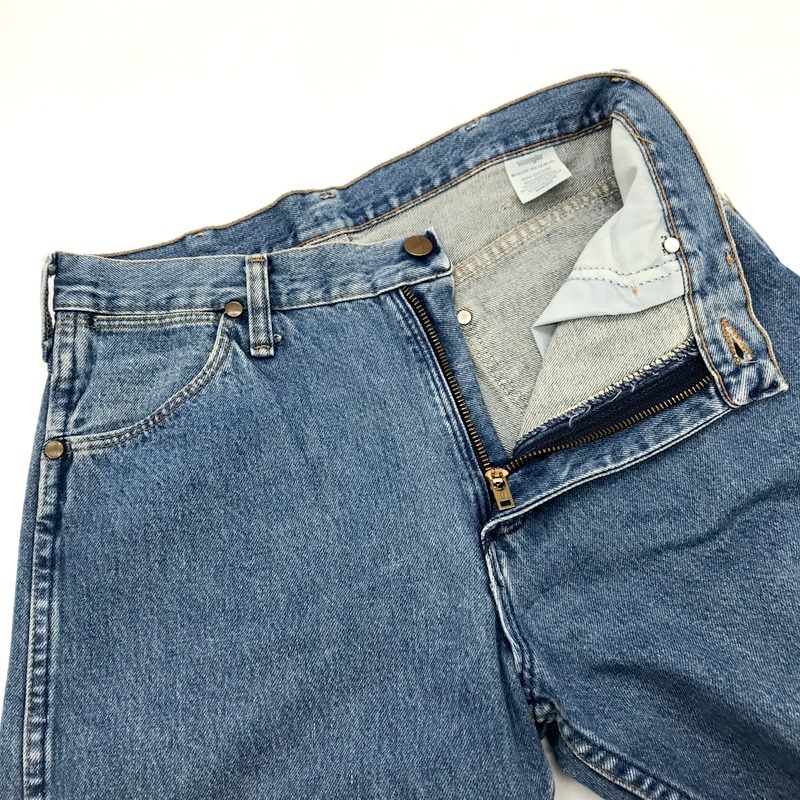 Wrangler デニムパンツ 10MWZ 104COWBOY アメリカ製 ジーンズ ジーパン アメカジ 古着 30インチ インディゴ ラングラー ボトム A4348◆_画像3