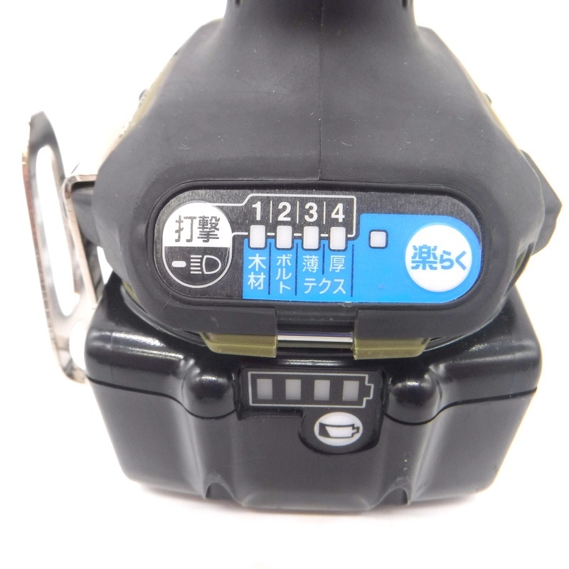 マキタ 充電式インパクトドライバ TD173DRGXO オリーブ 18V 6.0Ah バッテリー ・充電器付き ｍakita △ DW1449の画像7