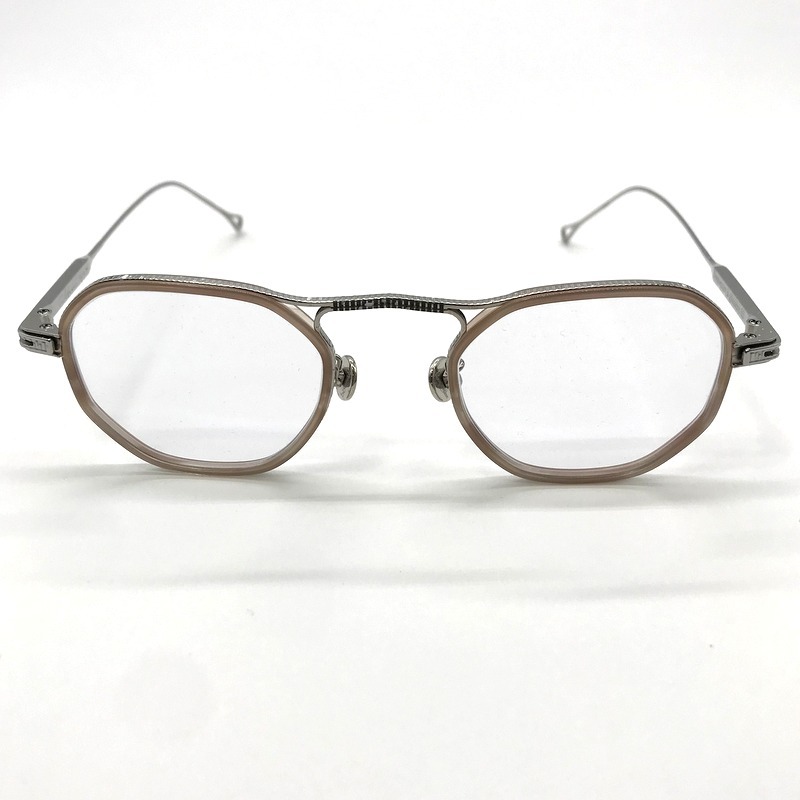 金子眼鏡 メガネ めがね 眼鏡 アイウェア フルリム 度なし ケース付き 日本製 ハンソメイド メンズ ブラック 服飾小物 B10048◆の画像2
