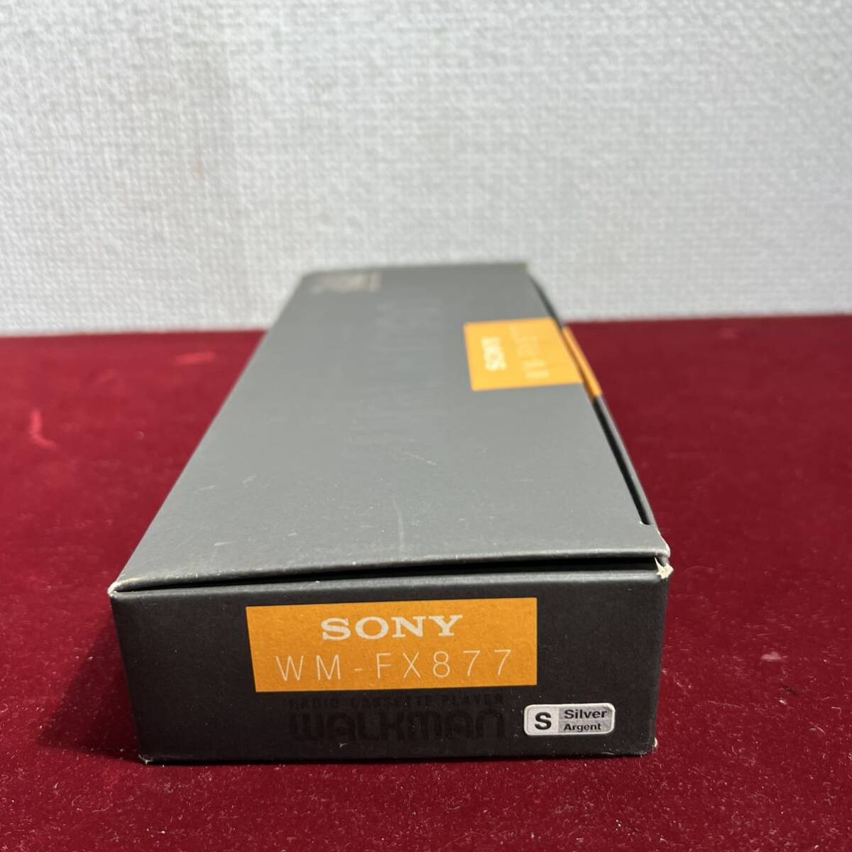 2棚034 ウォークマン　SONY　WALKMAN ラジオカセットプレイヤー　WM-FX877 　20周年モデル　箱付　動作未確認　ジャンク_画像9