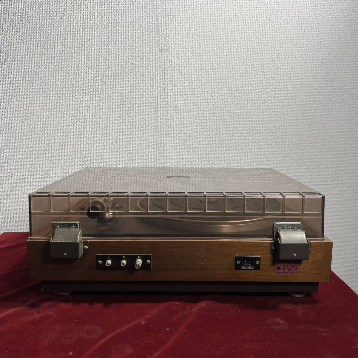 f004 MICRO MR-411 record player junk 50Hz 60Hz