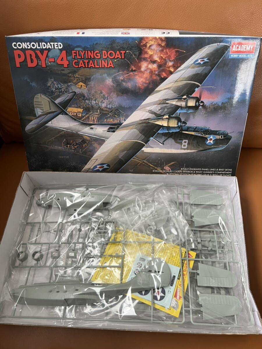 1/72 アカデミー CONSOLIDATED PBY-4 CATALINA カタリナ未組立 説明書なし 30の画像5