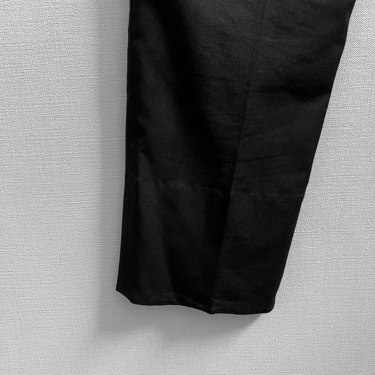 Helmut Lang/ヘルムートラング　センタープレスパンツ　ブラックストレート