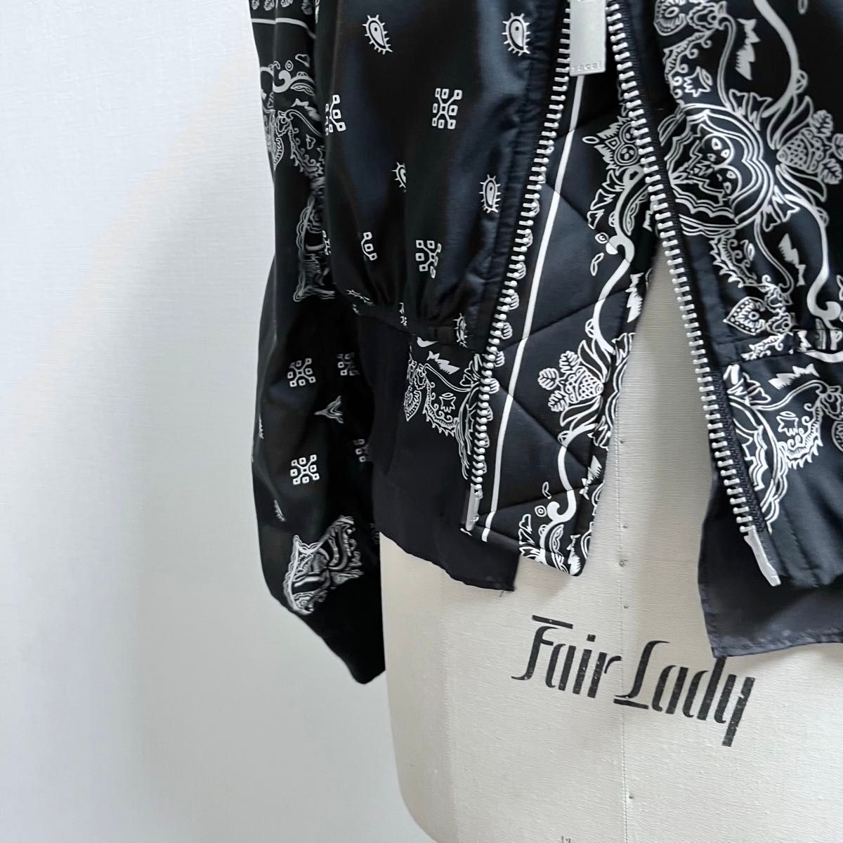 sacai サカイ ペイズリー柄ブルゾン 2019ss MA-1 ボンバー sacai サカイ ペイズリー柄ブルゾン 2019ss MA-1 ボンバー