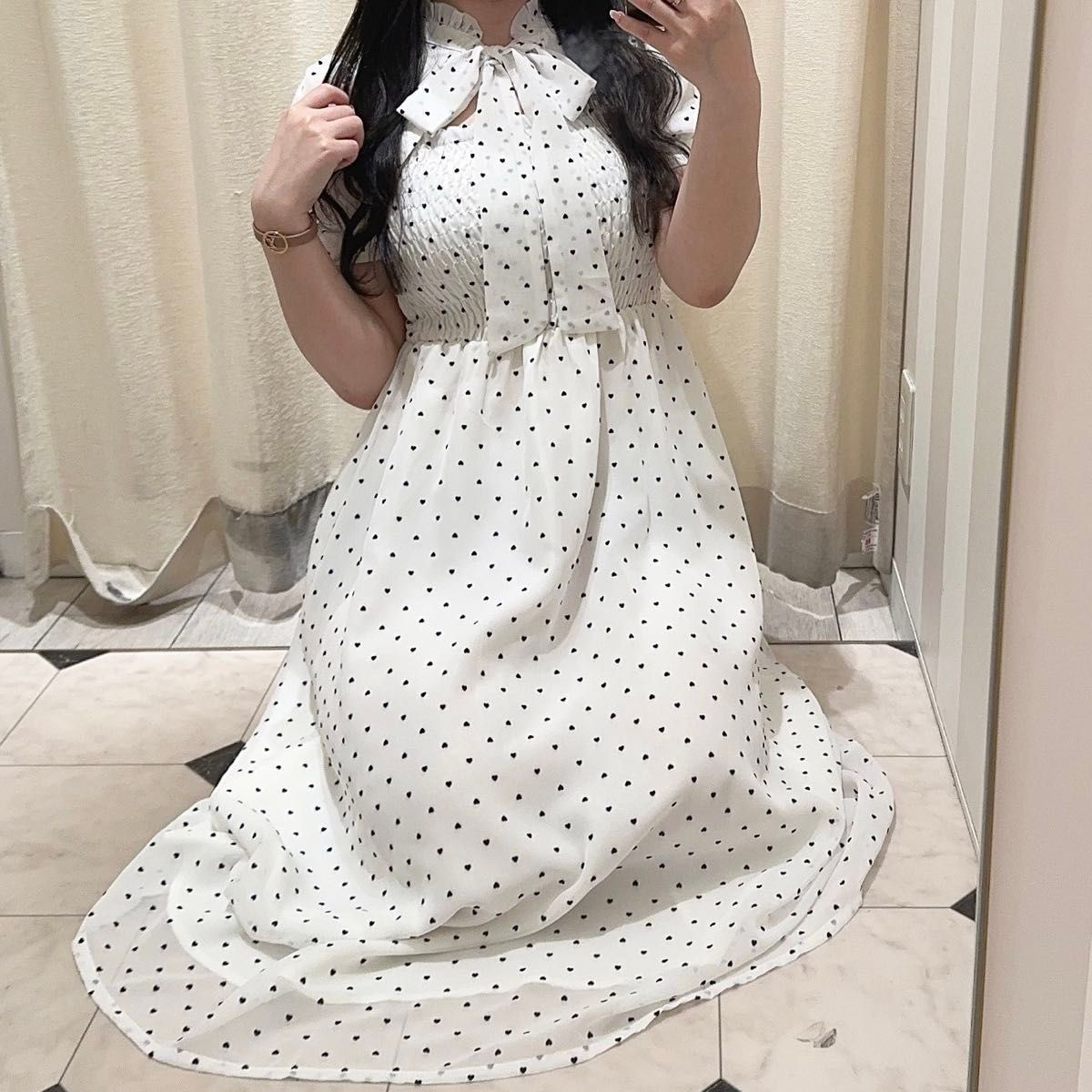 evelyn ハート ワンピース ロングワンピース リボン|Yahoo evelyn ハート ワンピース ロングワンピース リボン|Yahoo