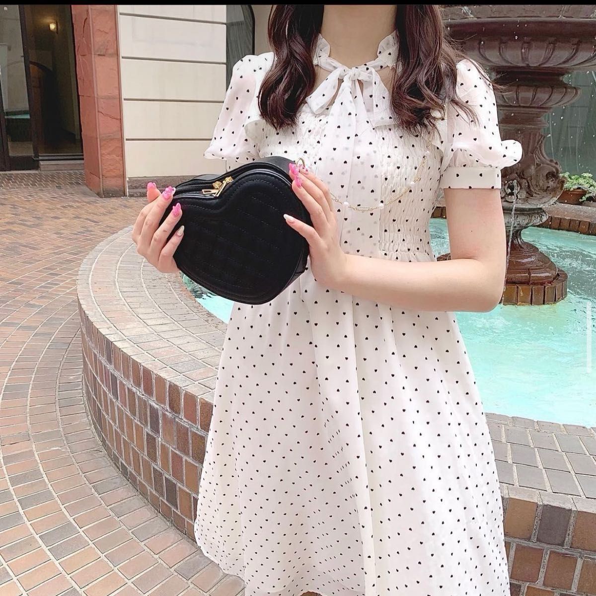 evelyn ハート ワンピース ロングワンピース リボン|Yahoo evelyn ハート ワンピース ロングワンピース リボン|Yahoo