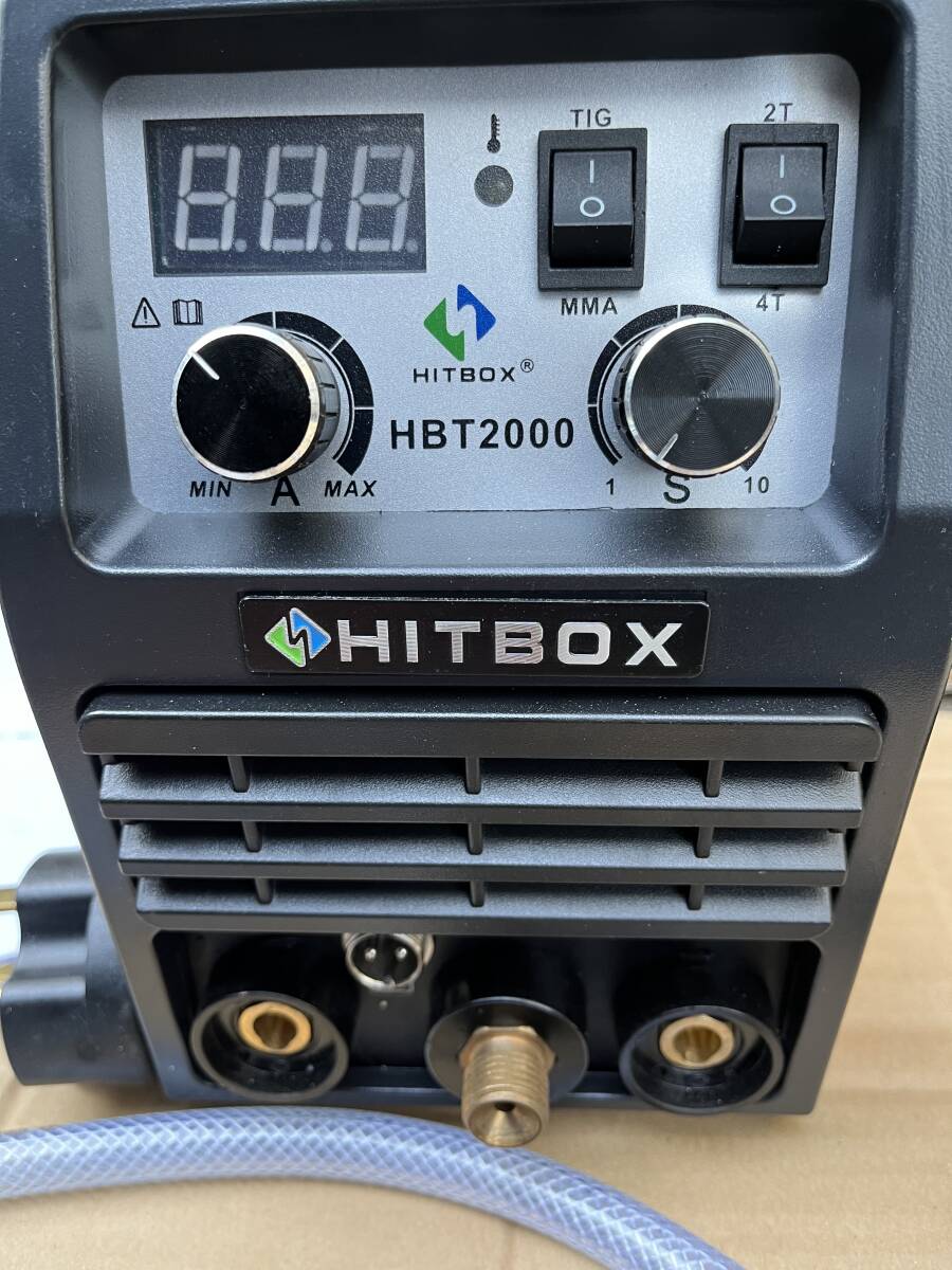 HBT2000　HITBOX TIG 溶接機 200A 100V＆200V兼用 ティグ溶接機 2T＆4T機能 MMA アーク溶接_画像1