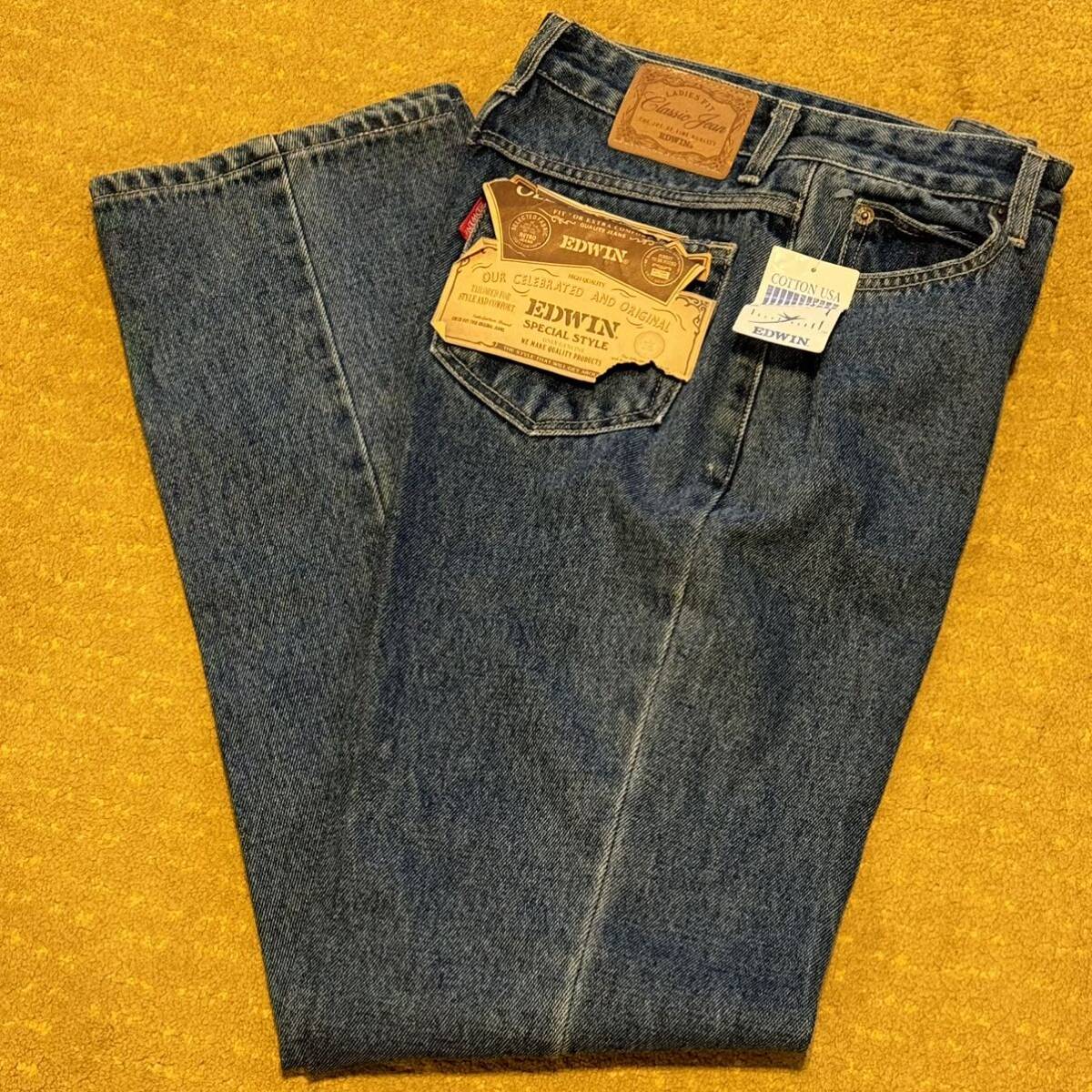 新品 EDWIN エドウィン LADIES FIT CLASSIC JEAN デニムパンツ レディースフィット クラシック_画像1