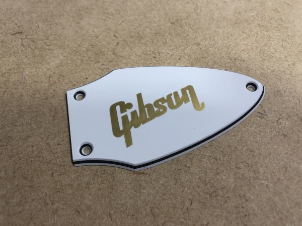 Gibson FlyingV用 トラスロッドカバー White 3プライ #TCOVER-FV-WH3P