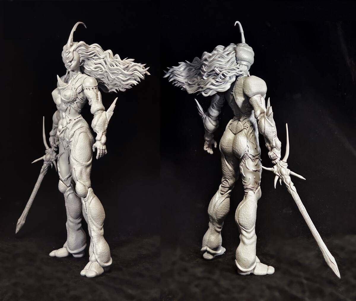 【激安セール】 新品未使用1/6スケール (未組立未 ガレージキット 女性ガイバー 真・仮面ライダー