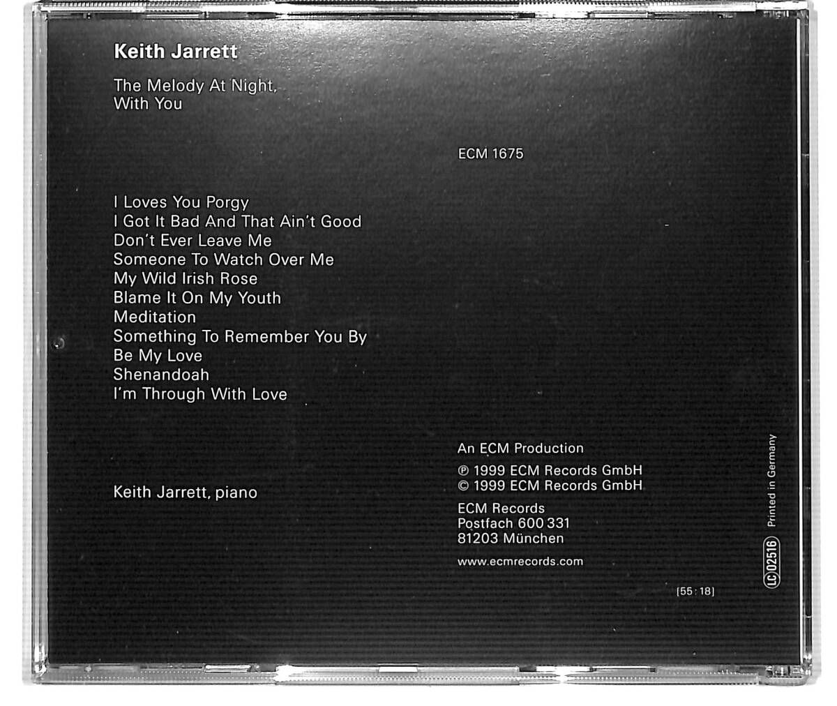 e2915/CD/Keith Jarrett/The Melody At Night, With You_画像4