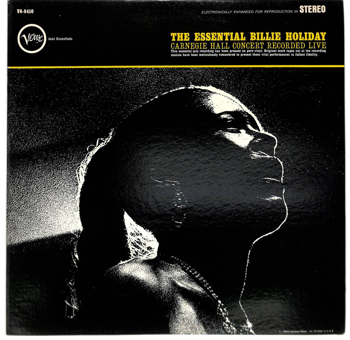 e3225/LP/米/Billie Holiday/The Essential Billie Holiday/Carnegie Hall Concertの画像1