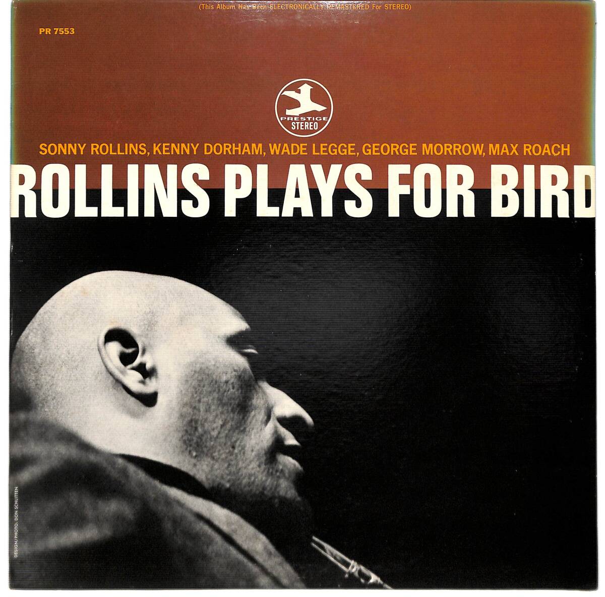 e2973/LP/米/VAN GELDER刻印/Sonny Rollins/Rollins Plays For Birdの画像1