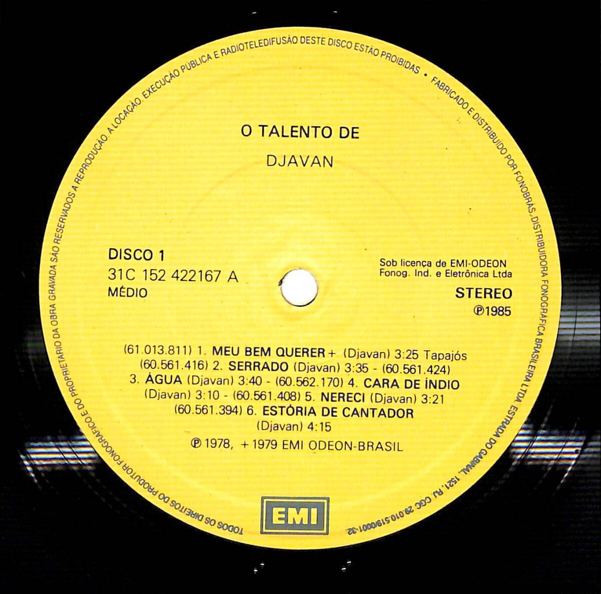 e2805/2LP/ブラジル盤/Djavan/O Talento De Djavanの画像3