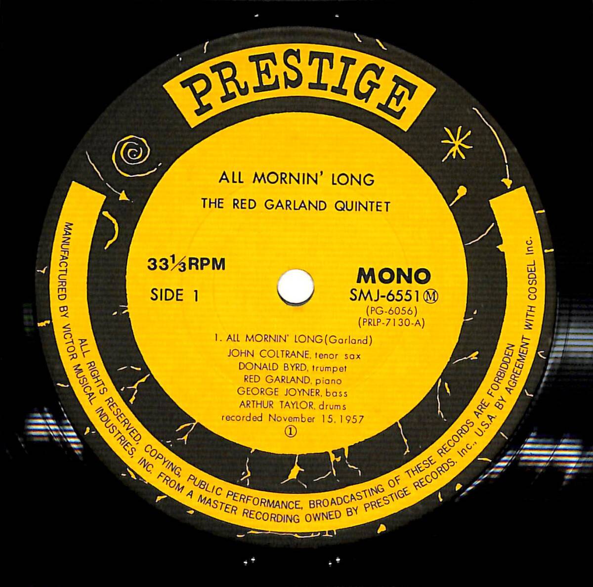 e3560/LP/The Red Garland Quintet/All Mornin' Long/レッド・ガーランド・クインテット_画像3