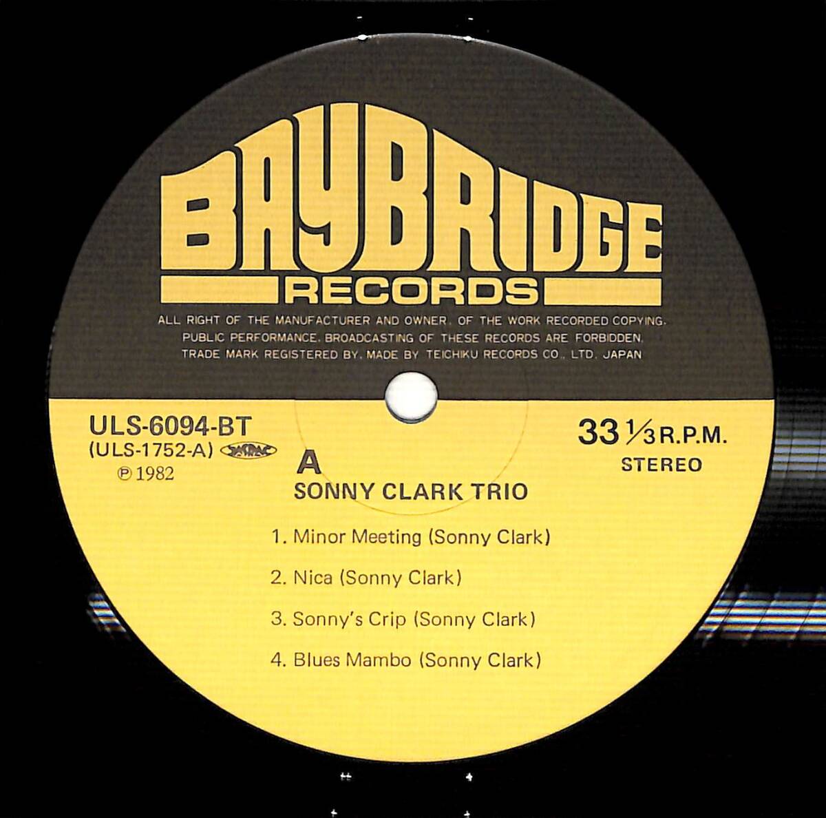 e3574/LP/Sonny Clark Trio/ソニー・クラーク・トリオ_画像3