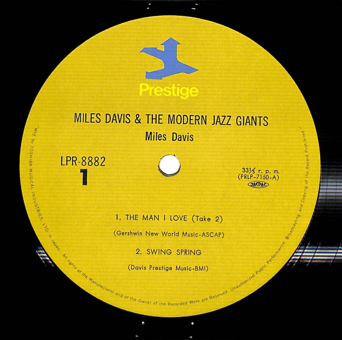 e3039/LP/Miles Davis/Miles Davis And The Modern Jazz Giants_画像3