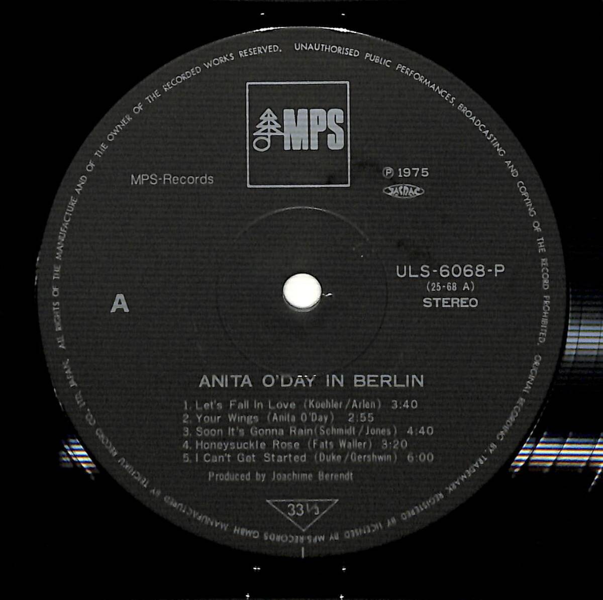 e3234/LP/Anita O'Day/Anita O'Day In Berlin, Recorded Live At The Berlin Jazz Festivalの画像3