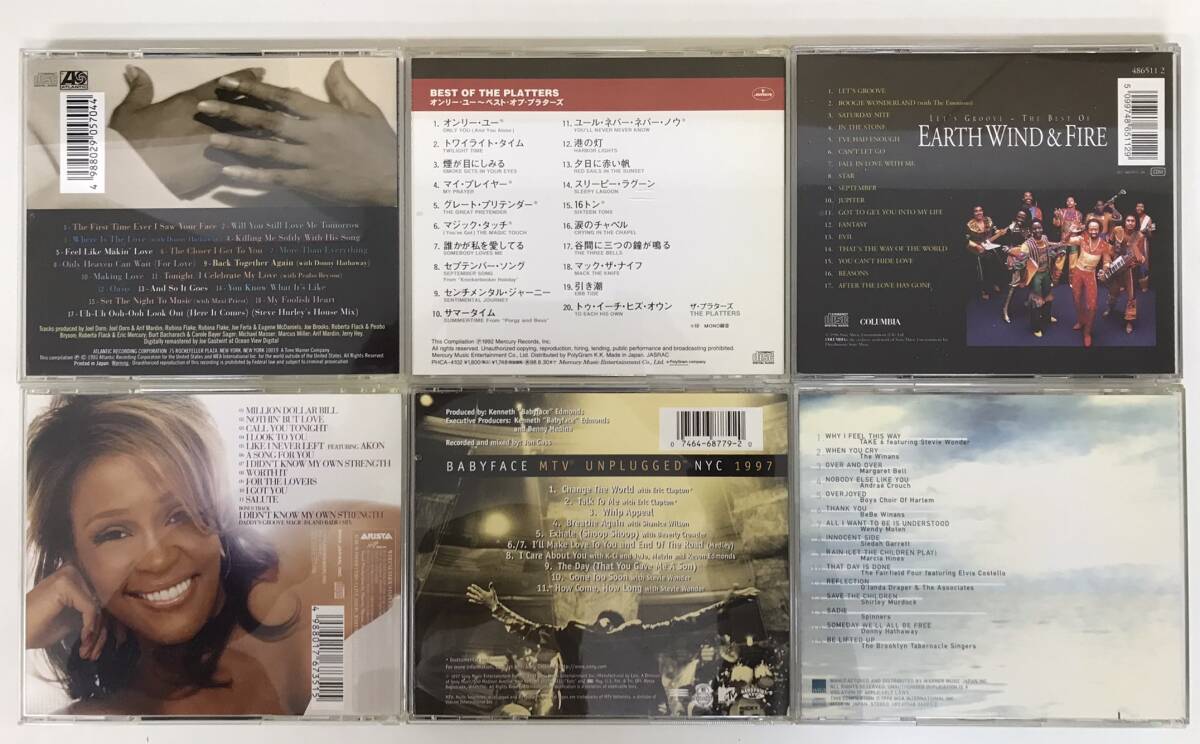 e2956/【R&B ソウル】CD まとめて6点セット/ロバータフラック プラターズ ホイットニーヒューストン 他_画像2