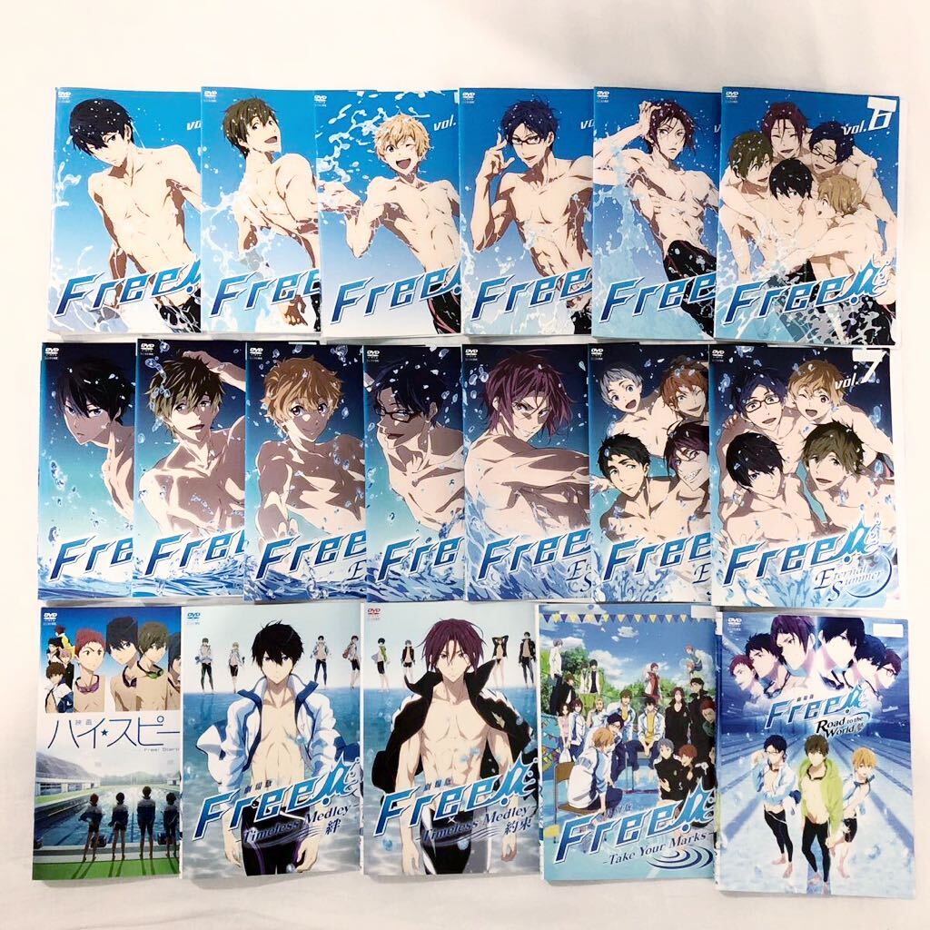 Free! フリー 1期＋2期 全巻セット ＋ 劇場版 DVD レンタル落ち