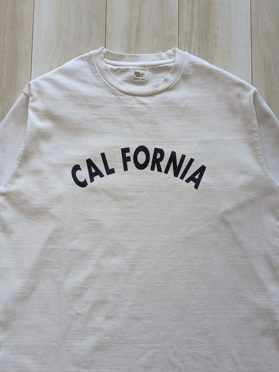 【名品】Ron Herman ロンハーマン CALIFORNIA Front Logo Print Heavy Weight Long Sleeve Tee OFF-WHITE サイズM ロンT Tシャツ RHC_画像5