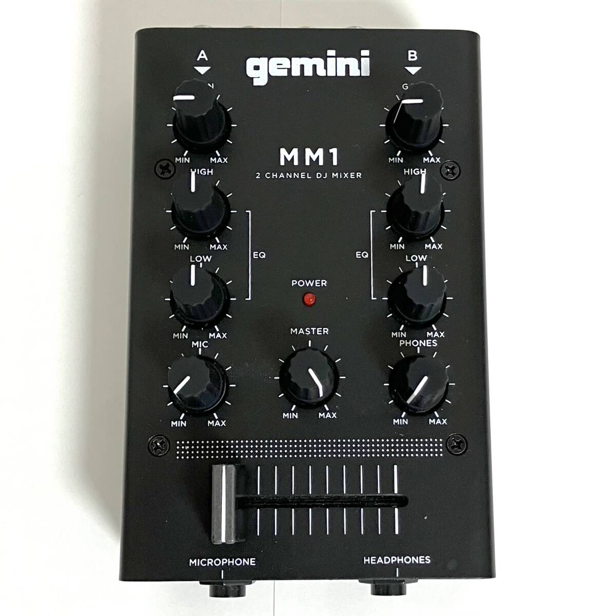 【美品】GEMINI ジェミナイ MM1 2chポータブルDJミキサー_画像6