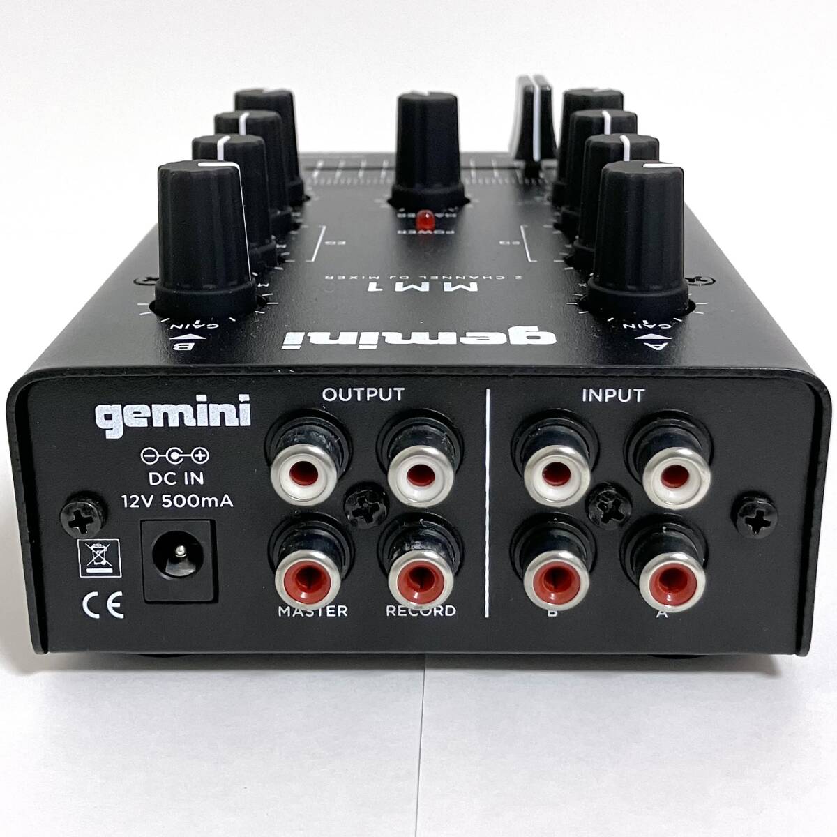 【美品】GEMINI ジェミナイ MM1 2chポータブルDJミキサーの画像8