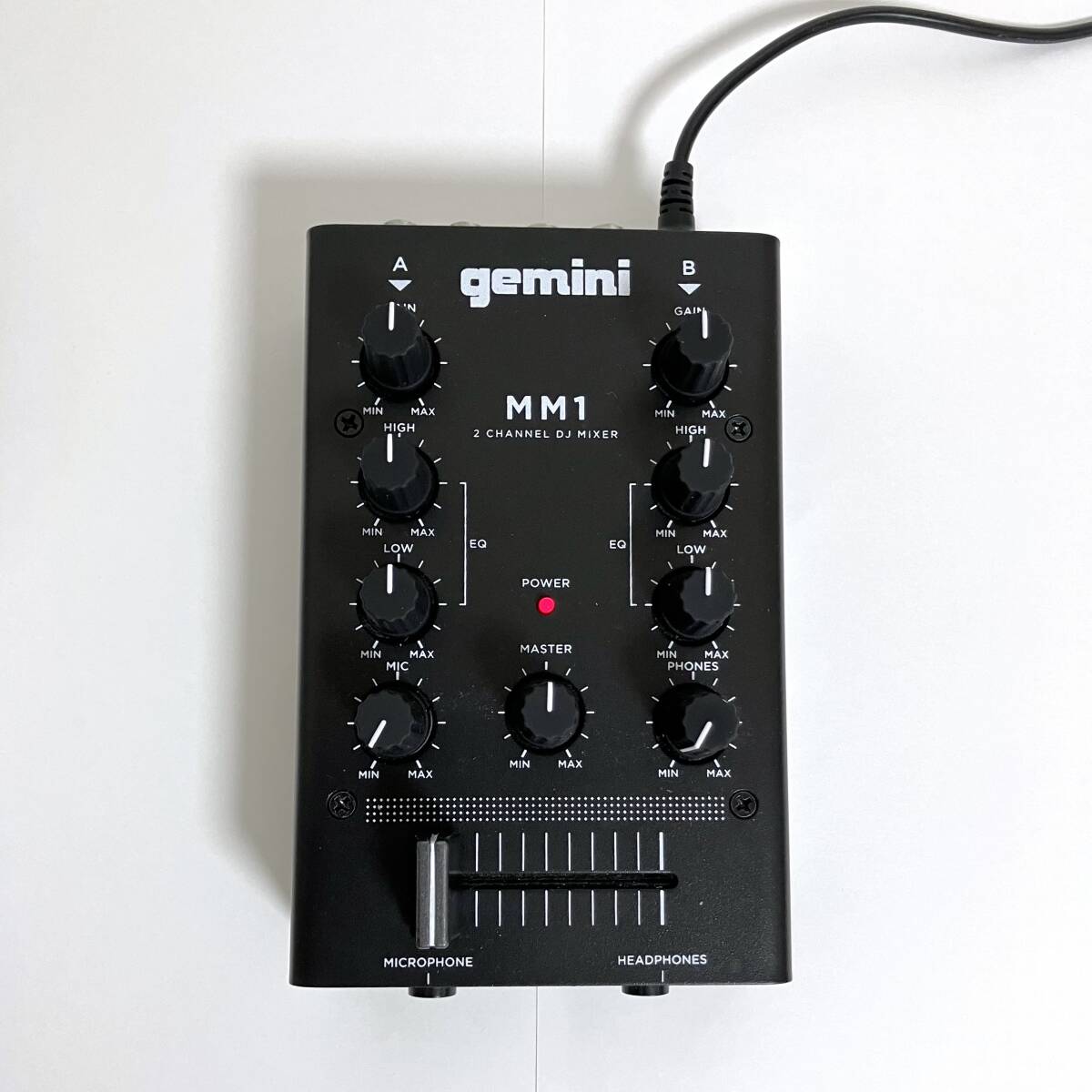 [ beautiful goods ]GEMINI Jemini MM1 2ch portable DJ mixer 