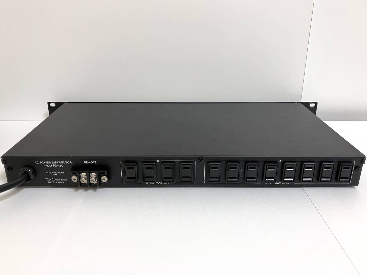 【美品】TOA PD-150 パワーディストリビューターの画像6