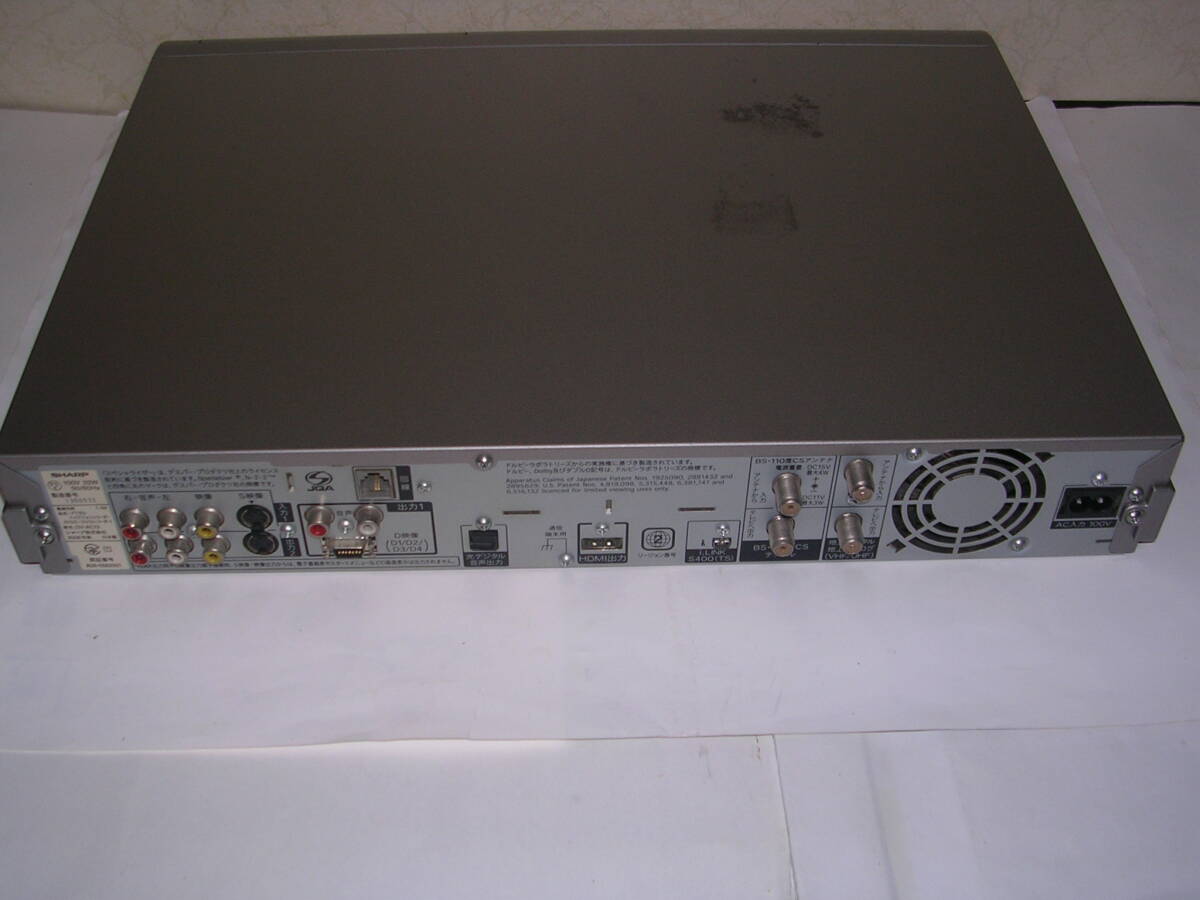 ◎◎HDD/DVDレコーダー【SHARP AQUOS DV-AC72】難ありジャンク品！！_画像7