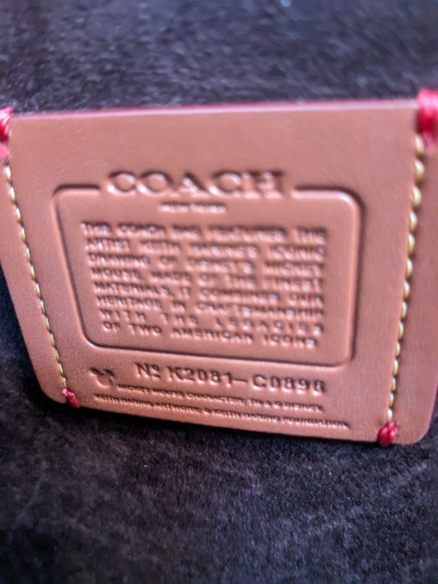 【専用商品です】COACH ミッキー キースヘリング コラボ トートバッグ　（購入お控え下さい）