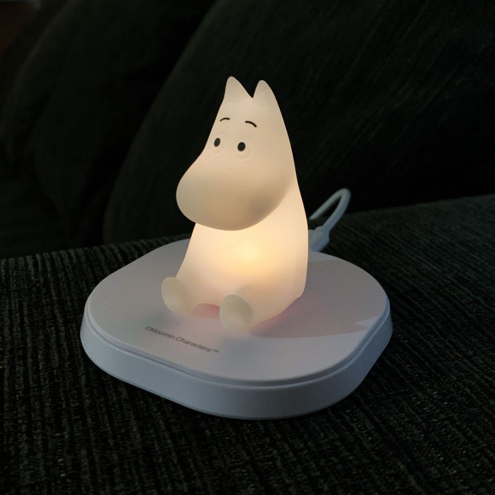  Moomin Charge and LED свет беспроводной зарядное устройство Qi соответствует смартфон товары класть только батарейка не необходимо eko sili система управления светом интерьер симпатичный 