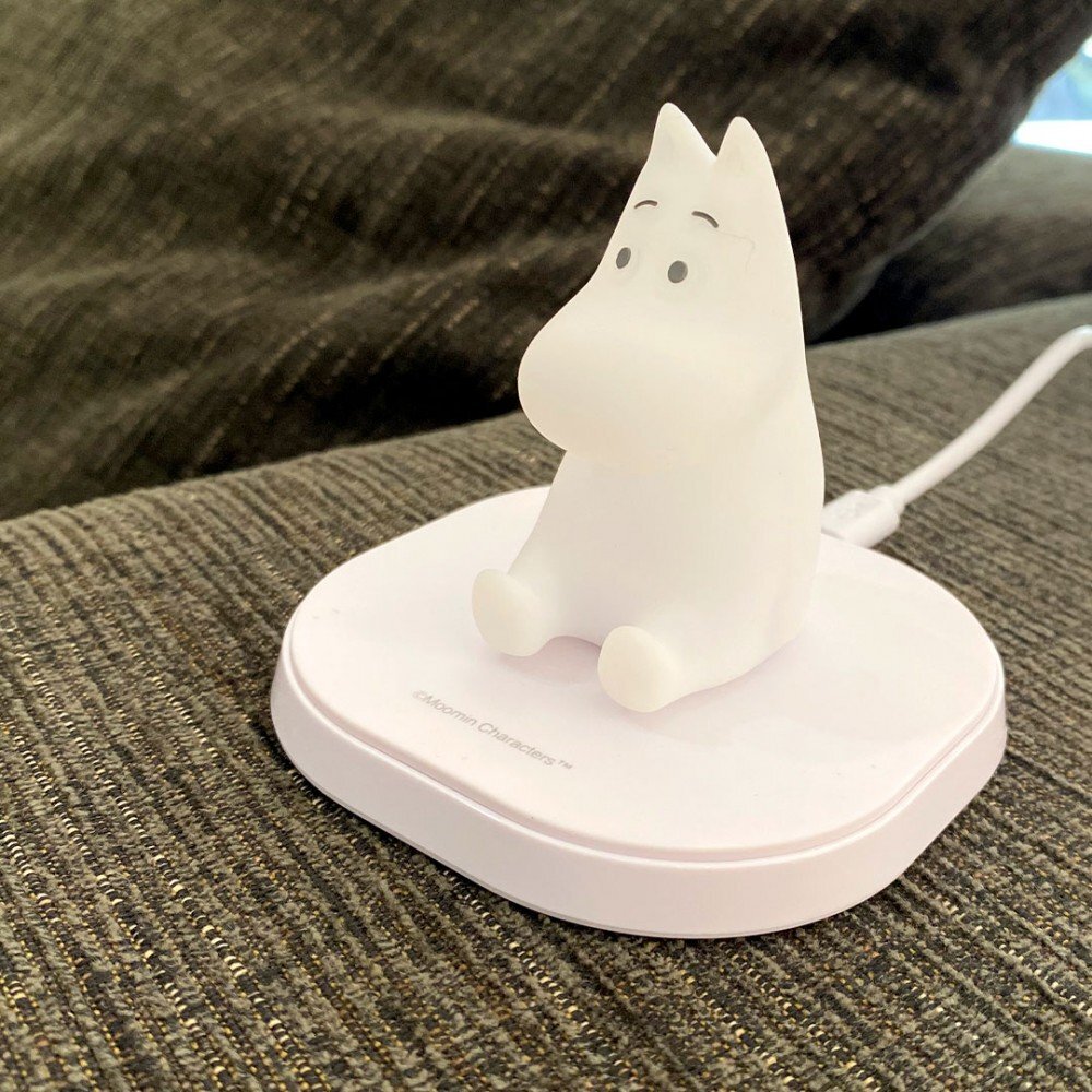  Moomin Charge and LED свет беспроводной зарядное устройство Qi соответствует смартфон товары класть только батарейка не необходимо eko sili система управления светом интерьер симпатичный 