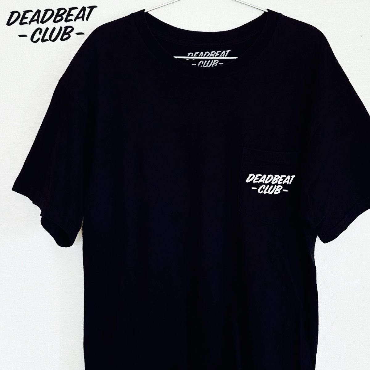 【激レア】デッドビート・クラブ DEADBEAT CLUB Tシャツ 半袖 Lサイズ ブラック