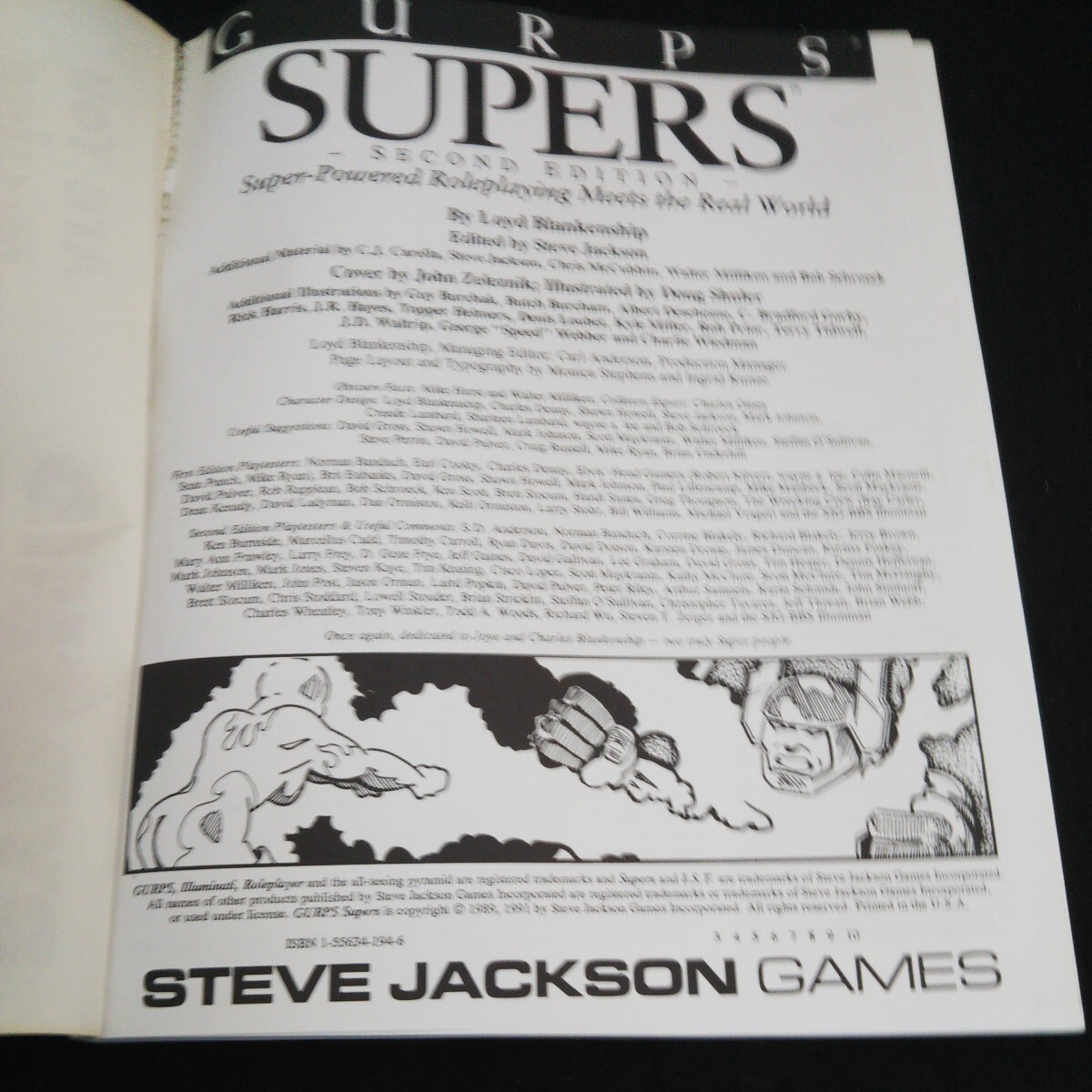 c-369 GURPS SUPERS スティーブ・ジャクソンのゲーム※14_画像2